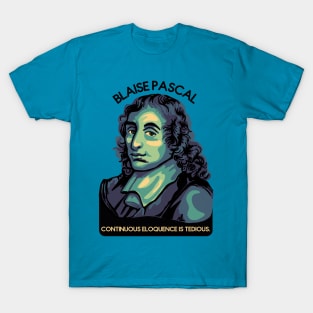 Blaise Pascal Portrait and Quote T-Shirt